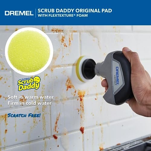 Dremel Versa 5-Pack Scrub Daddy Cleaning Sponge Pads, Variety Pack for Multi-Surface Cleaning, for use in Kitchen, Household and Bathroom - Compatible with Versa Power Scrubber Tool, PC360-5 | For Multi-Surface Cleaning | Kitchen Use | Household And Bathr