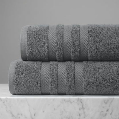 RIVERSIDE Pack of 2 Extra Large Bath Sheets 35 x 70 Inches, 100% Ring Spun Cotton, Hotel Quality, Oversized Bath Towels, Super Soft, Highly Absorbent & Quicker to Dry, Grey - color: Gray, size: Bath Sheets (PK 2)