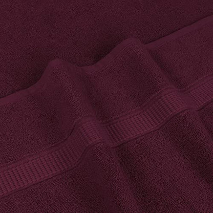 Utopia Towels Luxurious Jumbo Bath Sheet 2 Piece, 600 GSM, 35 by 70 Inches, 100% Ring Spun Cotton, Highly Absorbent and Quick Dry Extra Large Bath Towel, Super Soft Towel, Burgundy - color: Burgundy, size: 2 Piece Bath Sheet