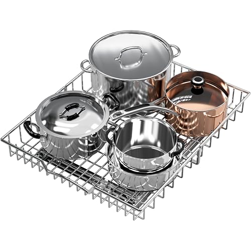 Simple Houseware Under Cabinet Pull Out Sliding Shelf Drawer, 21Dx17W | for Kitchen Organizer - size: 21" D x 17" W