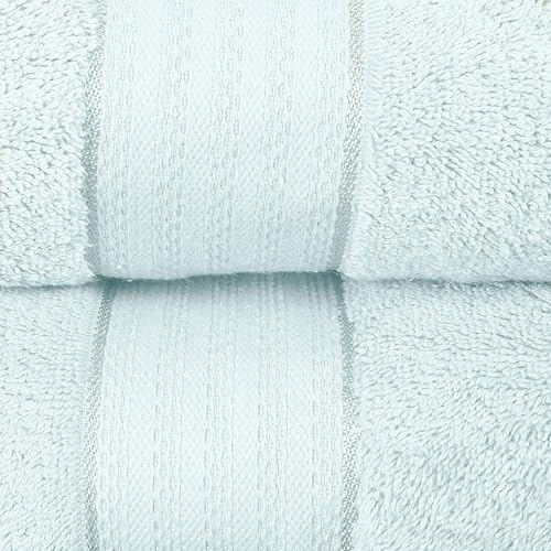 GLAMBURG 700 GSM Premium Oversized Extra Large Cotton Bath Sheet 35x70-100% Combed Cotton - Luxury Hotel & Spa Quality - Durable Ultra Soft Highly Absorbent - Sea Green - color: Sea Green, size: 2 Pack 700 GSM Bathsheet