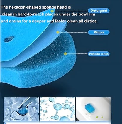 56 Count Disposable Toilet Bowl Wand Refills, Wall-Mounted | Compatible KIRIKIT Brush B0CJPSZT9Y, Built-in cleaner, click-discard, stick-on, no-wash sinks/tiles - color: 56 Wand Refills