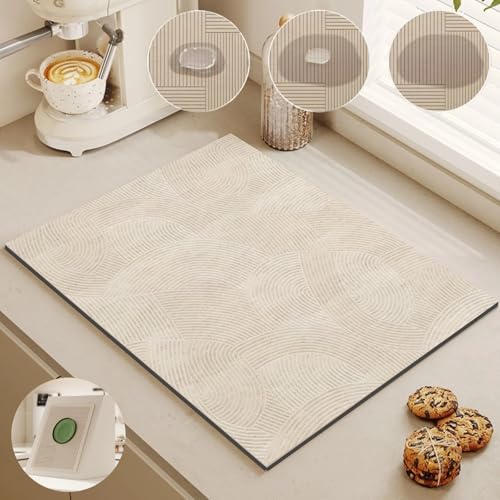 Dish Drying Mat - Absorbent Countertop Mat for Coffee Maker, Dish Rack (12''16'') - color: 05