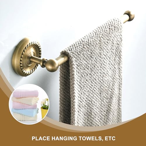 Antique Bronze Towel Holder for Bathroom Hand Towel Rack Wall Mounted - color: Towel Holder