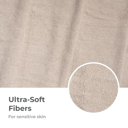 Cariloha Two-Tone Bath Towel - Bamboo Viscose - Coastal Gray - 30" x 56" | Plush, Quick Dry Towel with Turkish Cotton, Odor Resistant, Highly Absorbent Large Bathroom Towels, Luxury Hotel Bath Towel - color: Coastal Gray