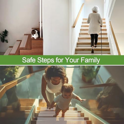 LLPT Grip Tape 8" x 16.5 Ft Clear Heavy Duty Anti Slip Tape | Waterproof, Deep Diamond Anti-Slip Texture, Strong Adhesion for House Stairs Ladders Bathroom Floor Steps Staircase Tread - size: 8" x 16.5 Ft