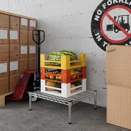 21" Deep x 24" Wide x 8" Height Wire Shelving Kit | 1-Tier | NSF Commercial Storage Rack Unit - size: 21" Deep x 24" Wide