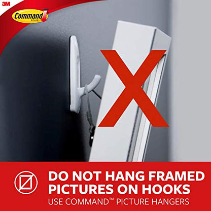 Command Hand Towel Bar Satin Nickel with 4 Water Resistant Command Strips, 9" Hand Towel Holder, Holds up to 3 lb, Great for Bathroom Décor on the Wall, Inside the Cabinet, or in the Shower - size: 1