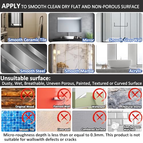 Shower Caddy Suction Cup, Wall Mounted Rack Organizer Removable Bathroom Shelf, No Drilling Larger Storage Rack Upgraded, Bathroom Suction Caddy - style: Large size, 1 piece
