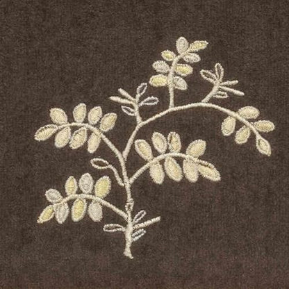Avanti Linens - 3pc Towel Set, Soft & Absorbent Cotton Towels (Willow Collection, Mocha) - color: Willow Mocha, size: 3 Pack Towels