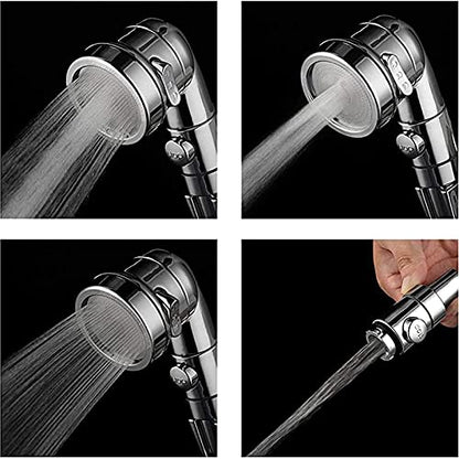 Sink Faucet Sprayer Attachment Set G1/2 Shower Head with 9.8ft Hose - color: Gray