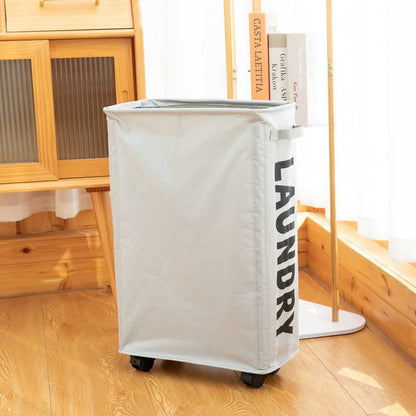 Pilipane 21 7in Slim Rolling Laundry Baskets Slim Laundry Hamper, Laundry Hamper with Wheels Narrow Rolling Laundry Basket, Portable Skinny Hamper lunch box Storage Bins(White)