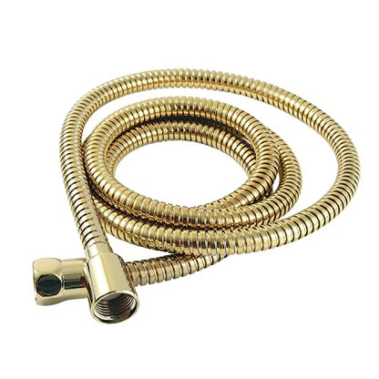 Kingston H72SS2 72-Inch Stainless Steel Shower Hose, Polished Brass - color: Polished Brass