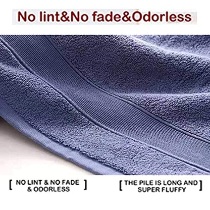 Lchkrep Bathroom Hand Towels (14x30 inch), Home Soft Cotton Super Soft Highly Absorbent Hand Towels for Bath, Hand, Face, Gym and Spa (Navy Blue,2 Pack) - color: Navy Blue-2pack