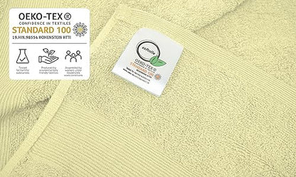 Luxury Bath Towels Set of 4 (27” x 54”) | Towels for Bathroom | Super Soft | Highly Absorbent Towels for Home, Spa, Gym (Cream) - color: Cream
