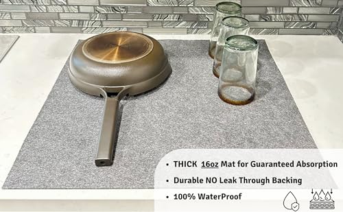 Under Sink Mat Absorbent Cut to Fit Cabinet Liner