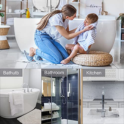 4 Pieces Drain Covers Hair Stopper for Shower Drain Bathtub Stopper Home Drain Protectors with Sucker Water Trap Sink Cover for Bathroom Bathtub and Kitchen (2 Gray+2 Gray) - color: 4 Pcs Grey