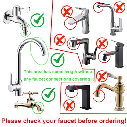 16.40ft/5mSink Spray Hose,Shampoo Sprayer Handheld Hose Portable Sink Hose Spraye Strainers for Bathing Baby,Pets Shower,Rinsing Vegetables,Washing Hair - size: 5 m