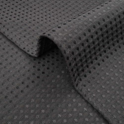River Dream Waffle No Hook Shower Curtain with Liner,Graphite Grey,36x74 | Dotted Waffle,Snap-in Liner,Heavy Duty,Quick Dry,Mesh Top Window,With Bottom Magnets,Hotel-Grade,Washable,Small Stall Size - color: Graphite Grey, size: 36"W x 74"L (Pack of 1)