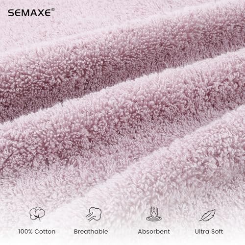 4-Pack Purple Cotton Hand Towels for Bathroom with Hanging Loops | Sink-side towels for drying hands and face, ideal for bathrooms, guest baths, powder rooms, OEKO-TEX certified, easy care - color: A06: Purple