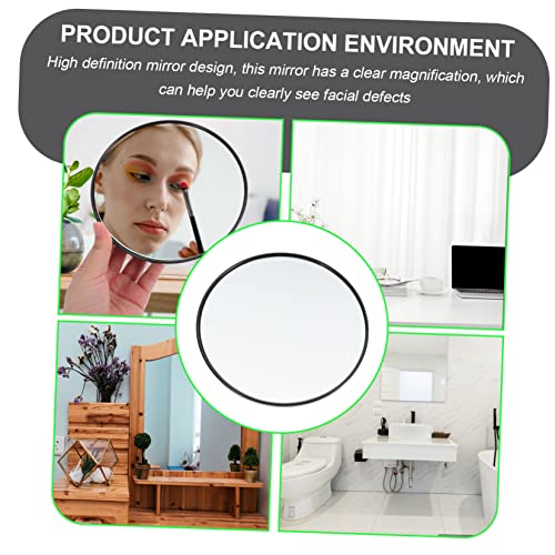1pc Magnifying Beauty Mirror Suction Cup Mount Compact for Bathroom Makeup Vanity Cosmetics Lighted - size: 15.00X15.00X3.00CM