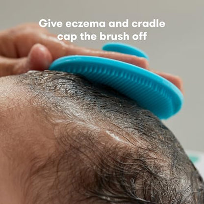 Frida Baby DermaFrida SkinSoother Baby Bath Brush, Baby Essentials, 1 Pack | Cradle Cap Brush for Babies, Baby Essential for Dry Skin, Cradle Cap Treatment and Eczema - style: SkinSoother 1ct
