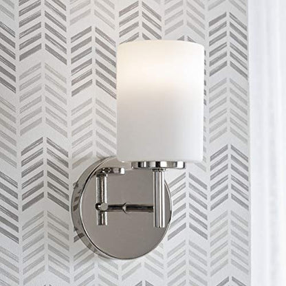 Progress Lighting P2131-104 Replay Bath & Vanity, 1-Light, Polished Nickel - color: Polished Nickel, size: 1-Light