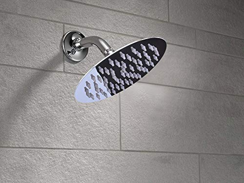 NearMoon Rain Shower Head, Ultra-Thin Design-Pressure Boosting, Awesome Some Experience, High Flow Stainless Steel Rainfall Head (6 Inch,Chrome Finish) - color: Chrome Finish, size: 6 Inch