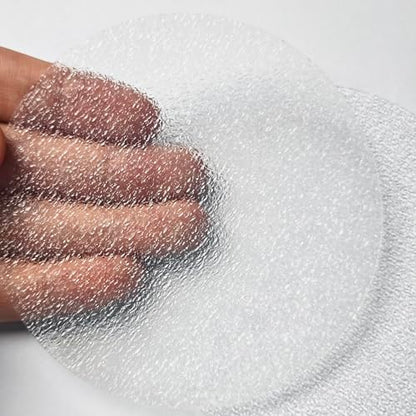 SANKEMU Transparent Non-Slip Bathtub Stickers, 20 PCS Shower Stickers for Safety Bathroom Tubs, Bathtub Non Slip Stickers and Adhesive for Bath Tub, Shower Floor(Round Shape, Clear) (Pack of 2) - size: 3.94 INCH X 3.94 INCH (Pack of 2)