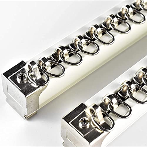 Jos & Haz MF016W-Curtain Track Accessories (10 Pack Runners) - color: White, size: 10 PACK RUNNERS