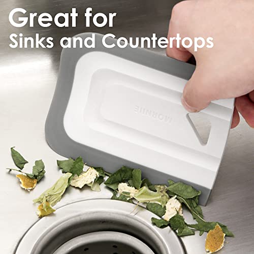 Curved Small Squeegee. Kitchen Sink Squeegee for Sinks, Countertops and Dishes. Multi-Purpose, for Vanity Tops, Bathroom Mirrors, Car Windows and Side Mirrors. 1 Pack