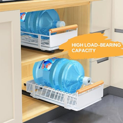 Pull-Out Dish Rack for Cupboard, Slide Out Dish Drying Rack for Kitchen Cabinets, Pull Out Drawer for Kitchen Under Sink Organizer (Bowl Rack Extra-Large) - size: Extra-Large Bowl Rack