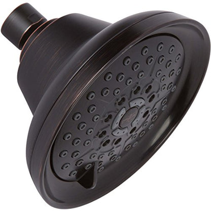 Massage Shower Head With Mist - 2.5 GPM - Oil-Rubbed Bronze | High Pressure Boosting, 6 Function Adjustable Massaging Rainfall Showerhead For Low Flow Baths With Water Saving Nozzles - color: Oil Rubbed Bronze, size: 2.5 GPM