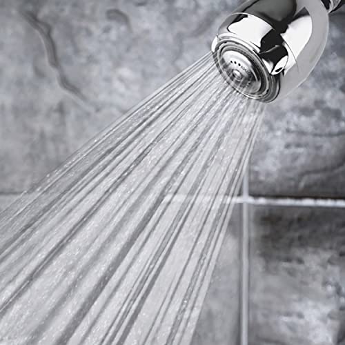 Niagara Conservation N2915CH Earth Spa 3-Spray with 1.5 GPM 2.7-in. Wall Mount Adjustable Fixed Shower Head in Chrome, 1-Pack | Bathroom Shower Head Sprayer with Pressure Compensation Technology - color: Chrome, size: 1.5 GPM