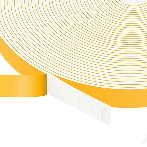 Thin Weather Stripping,1/2x1/16in, Strong Adhesive, Doors & Windows | Reduces Noise & Rattle, for Speakers, Sliding Doors, Windows & Dashboards, One-Sided Adhesive, Easy to Remove, No Residue - color: White, size: 1/2 In x 1/16 In x 33Ft