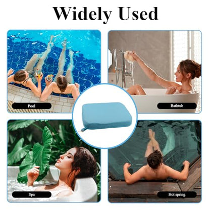 HNYG Cushion for Shower Seat,Bath Cushion for Shower Bench and Tub Transfer Bench,Non Slip Seat Pad with Hook,Seat Mat for for Dorm Desk Chair,Bathtub Chair Pad,Quick Drying and Washable