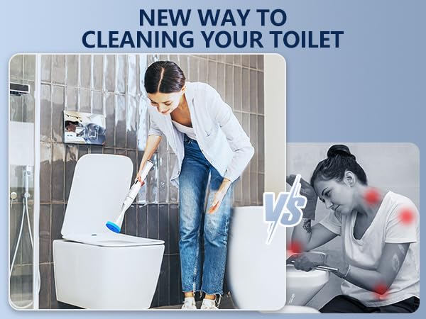 Leebein 36 Refills Disposable Toilet Brush Heads HK-047 Electric Toilet Brush, Machine Not Included - color: 36 Refills