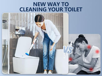 Leebein 36 Refills Disposable Toilet Brush Heads HK-047 Electric Toilet Brush, Machine Not Included - color: 36 Refills