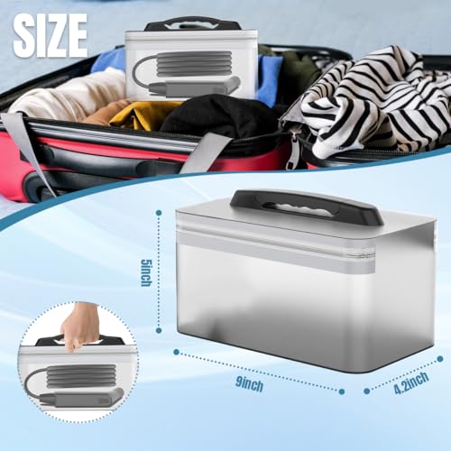 Teabelle 2.3L Portable Electric Bidet, 2-Speed Pressure, USB Rechargeable | Soft Pressure Sprayer, for Bathroom, RV Car & Outdoor Camping, Mini Body Washing Cleaner with USB Cable
