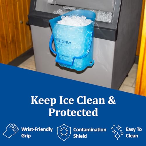 San Jamar Ice Tote,Blue,16" H,13-1/4"D,Plastic SILD6000-1 Each