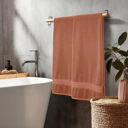 COTTON CRAFT Soft Giant Bath Sheet - 2 Pack 100% Cotton Mocha Bath Towel | Oversized Extra Large 35x70 inches Luxurious 600 GSM Super Soft Absorbent Quick Dry Bathroom Shower Hotel Spa Towel Sheet - color: Mocha - 2 Pack Bath Sheet