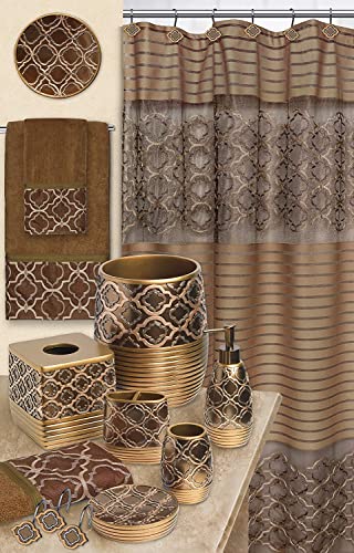 Zahari Home Spindle Stylish Soap Dispenser Set - Modern Print Design for Kitchen and Bathroom - Lotion Pump, Dish Soap, Hand Sanitizer, Hand Soap - Cute and Practical - color: Spindle