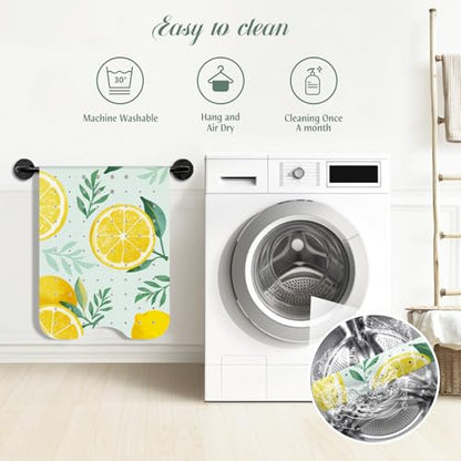SHUCHING Yellow Bath Mat for Tub Non Slip-40x16 Inch | Bathtub Mat for Elderly Mold Free, Long Shower Mat for Inside Shower with Suction Cup, Machine Washable - color: Lemon