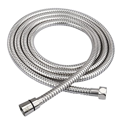 HOMEIDEAS 100 inches Shower Hose, 8.3 feet Long 304 Stainless Steel Handheld Shower Head Hose Replacement, Flexible Hose Extension - size: 100 Inch