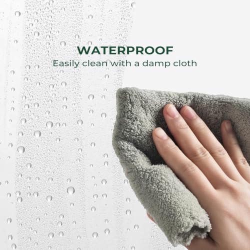 Shower Curtain Liner with Side Suction Cups, Premium PEVA Plastic Shower Liner with 3 Magnets, Waterproof Bathroom Curtain, 72 x 72, Frosted - color: 4. Frosted, size: 36"W x 72"L (Pack of 1)