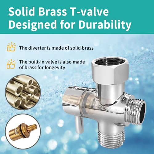 BARROCK Bidet Sprayer for Existing Toilet, Advanced Handheld Ergonomic Jet Spray Set with Precision Water Pressure Control for Muslim Shower/Feminine Hygiene/Pet Cleaning, Bruhsed Nickel - color: Brushed Nickel