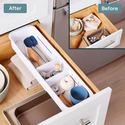 YouCopia DrawerFit Sliding Drawer Sorter, Adjustable Drawer Organizer - style: Sorter