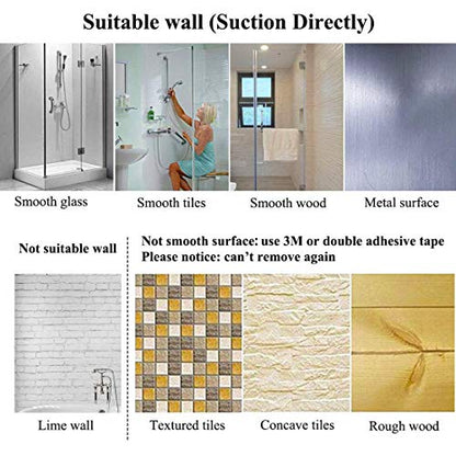 JiePai Suction Cup Towel Bar 16 Inch,Removable Vacuum Suction Towel Holder Suction Towel Rack Brushed Nickel | Vacuum Suction,No Drill,Removable,Heavy Duty Wall Mount ,For Smooth Surfaces,for Bathroom & Kitchen - color: Suction Towel Bar-16 Inch Brushed N