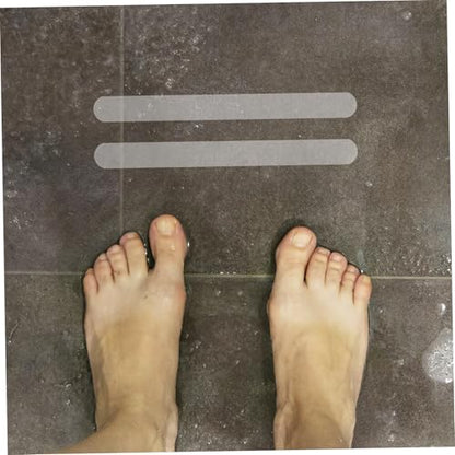 Shower Non Slip Stickers 24pcs Bath Tub Adhesive Strips Non Slip Decals for Boys and Girls Floor Grip Stickers