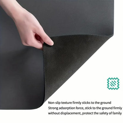 1pc Super Absorbent Coffee Mat, Large Absorbent Draining Mat, Dish Drying Mat, Quick Dry Bathroom Drain Pad, Home Kitchen Supplies
